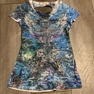 Cutout back! So so flattering!